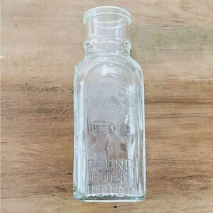 Vintage Honey Bottle